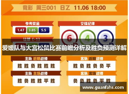 爱媛队与大宫松鼠比赛前瞻分析及胜负预测详解